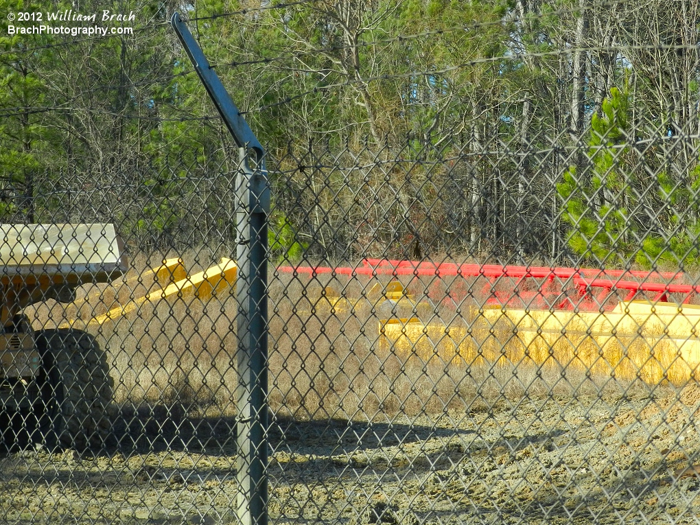 Intimidator 305 was modified in the 2010-2011 off season, they just stored the supports and track that were removed in the boneyard.