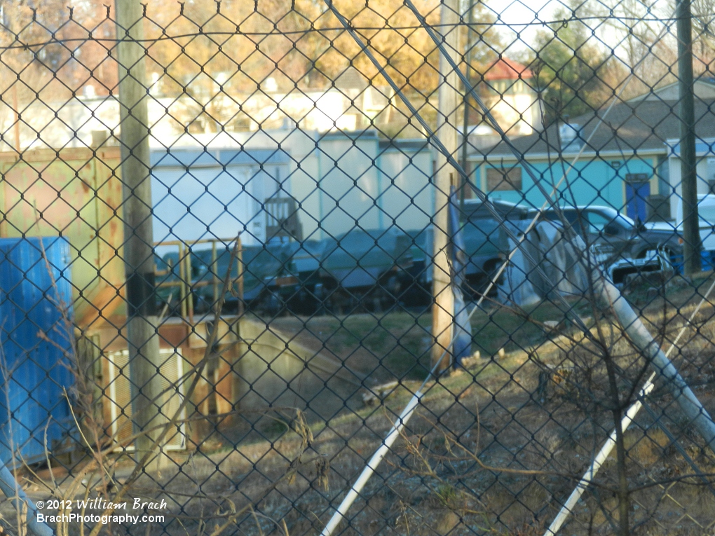 Anaconda's train in storage for the winter.