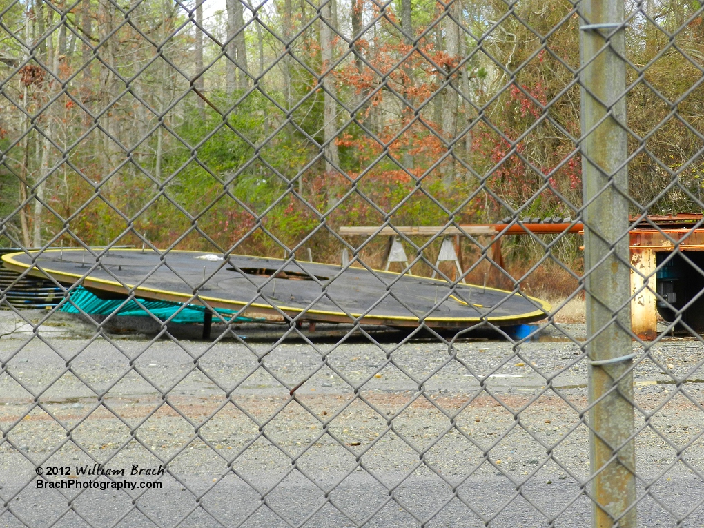 Hot Rods platform sitting in the boneyard.