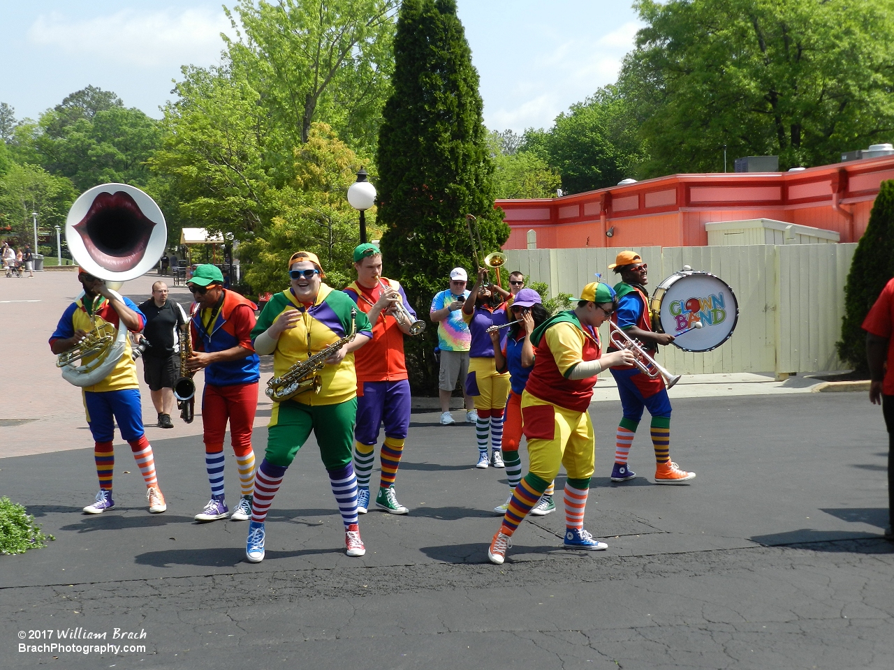 Having some fun with the Clown Band!