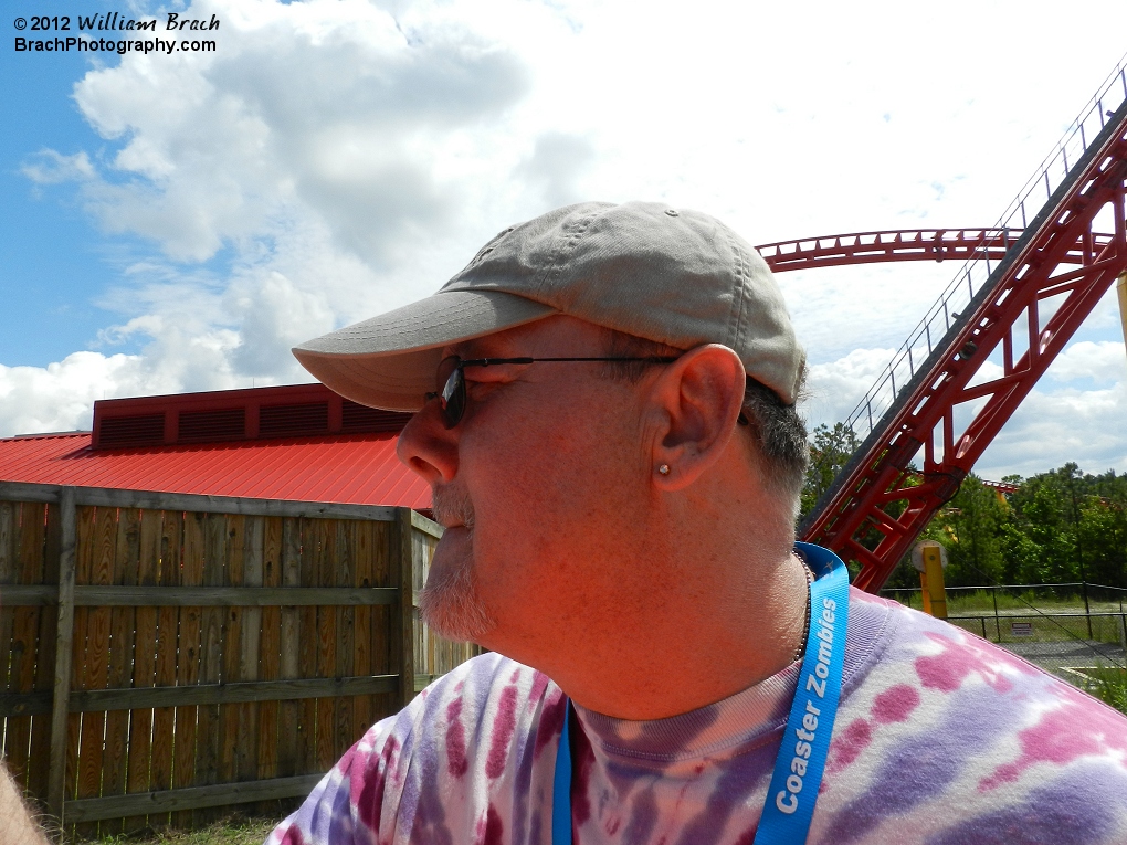 Coaster Zombies foounder, Sam Marks at Kings Dominion!