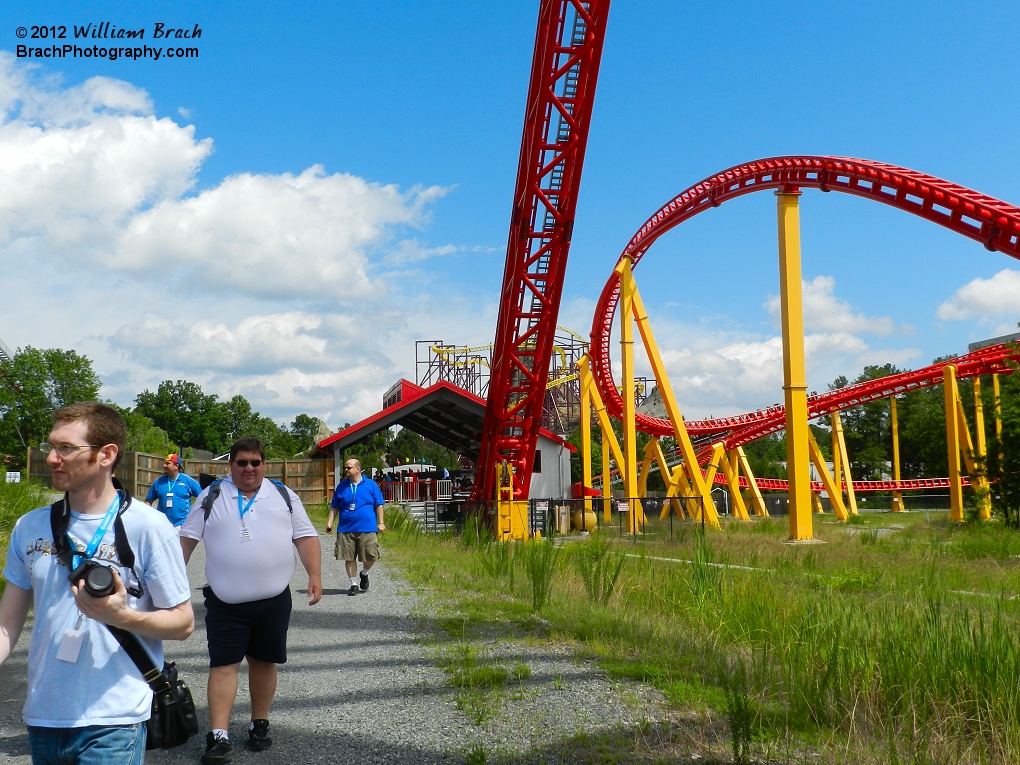 Coaster Crew Members got an exclusive walkback tour of I-305, Anaconda and Rebel Yell.