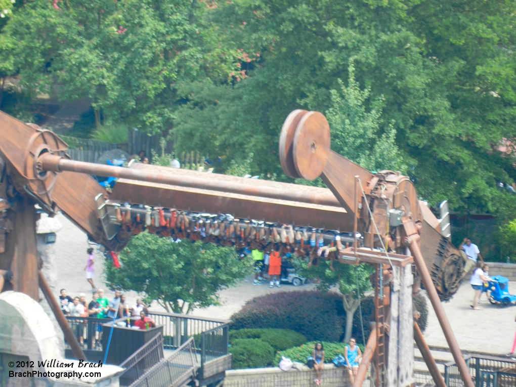 Tumbling riders upsidedown over and over!