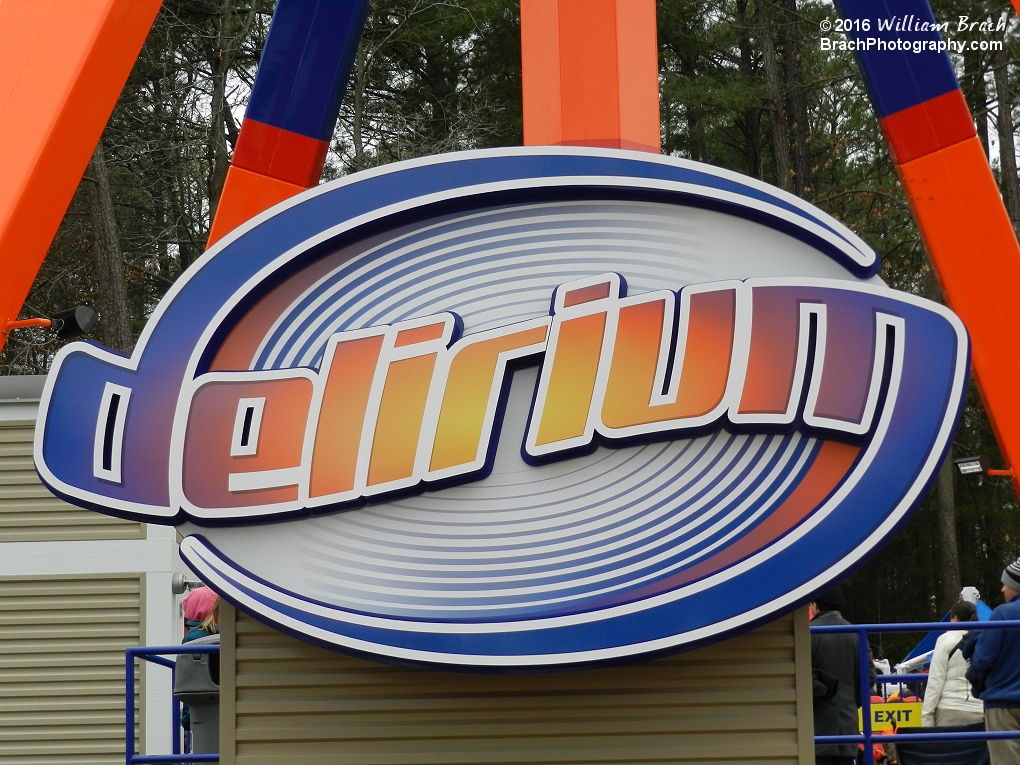 NEW for 2016 - Delirium!  It's got a HUGE sign in front of the ride.