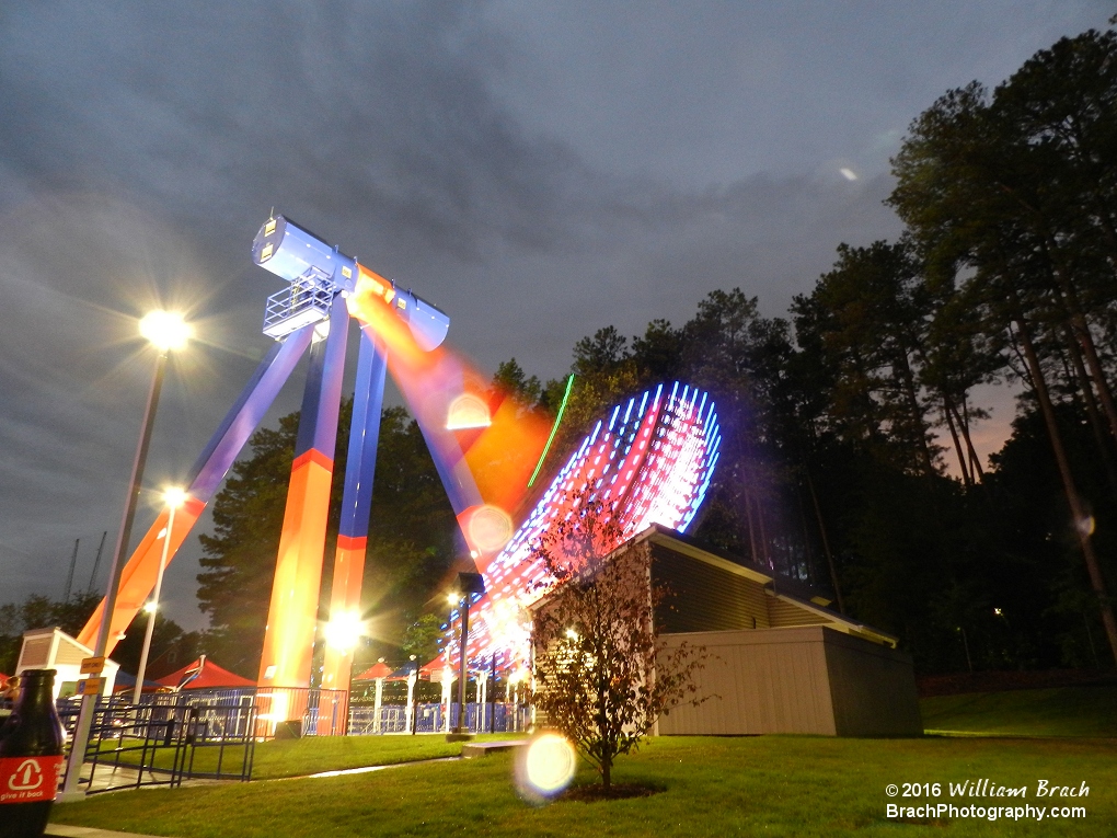 Delirium at night with those LEDs really makes for interesting night time photography.