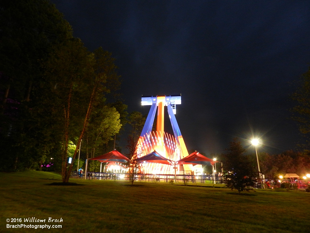 Delirium in motion at night.