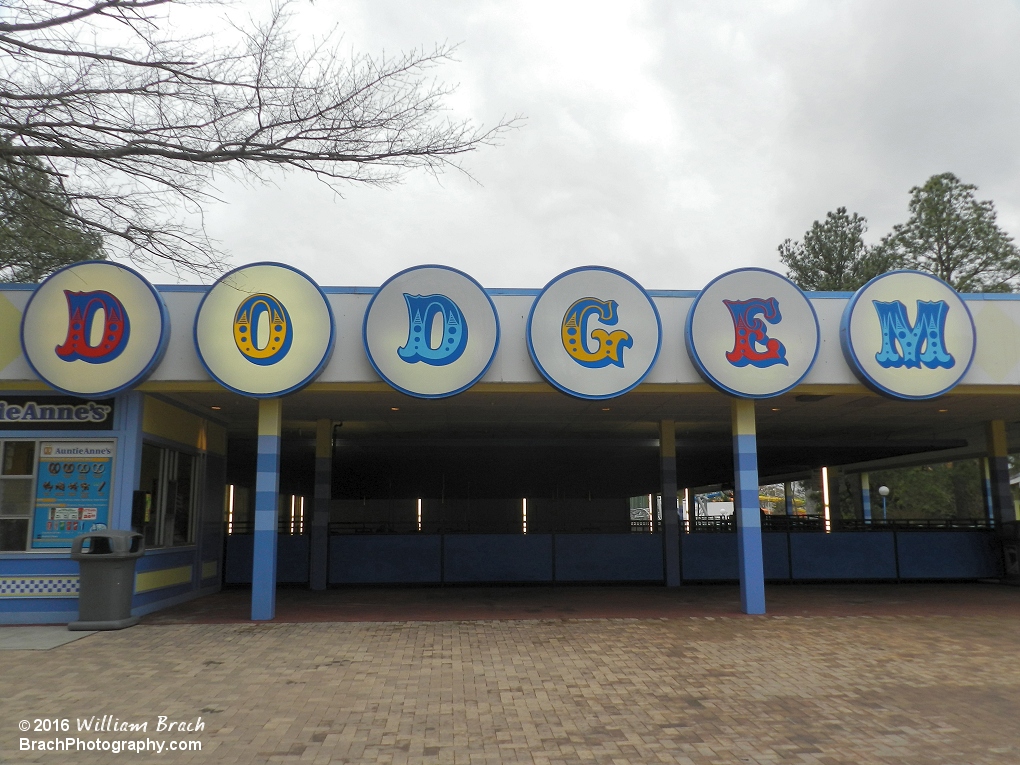 This ride is a 1970's original and has a very short season.  Dodgems usually closes in mid-August to allow construction crews to build a haunt maze in the building.