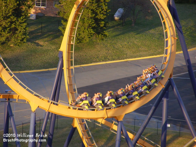 Dominator has 5 inversions - the most of any coaster at Kings Dominion.