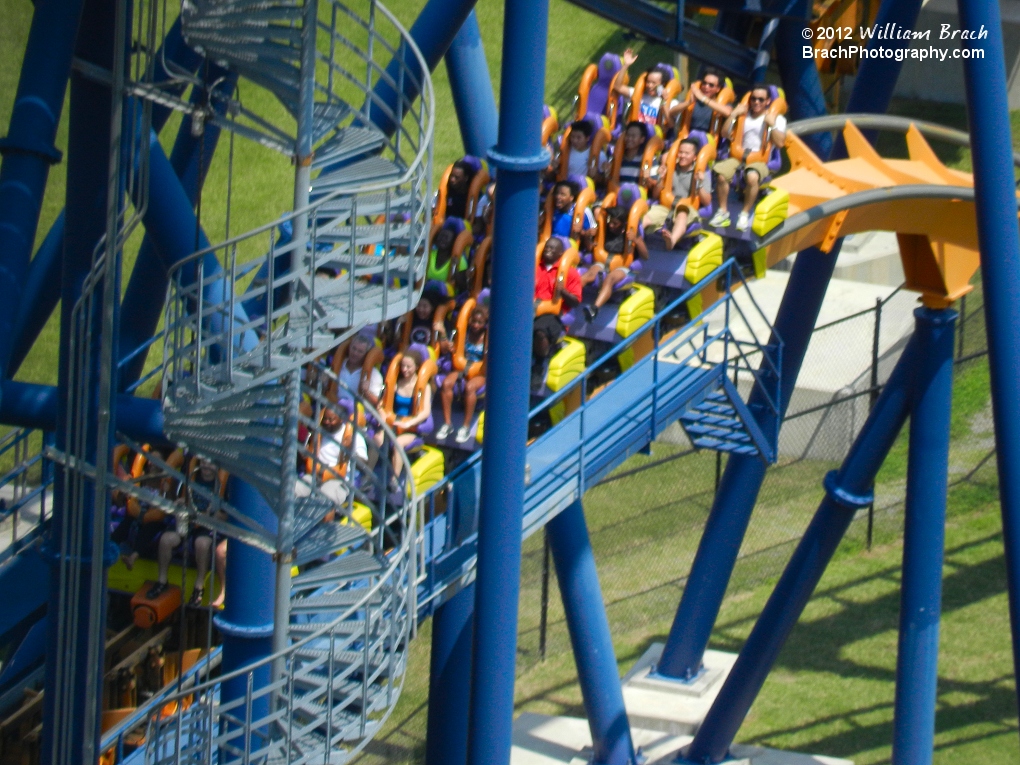 Dominator train in the final brake run.