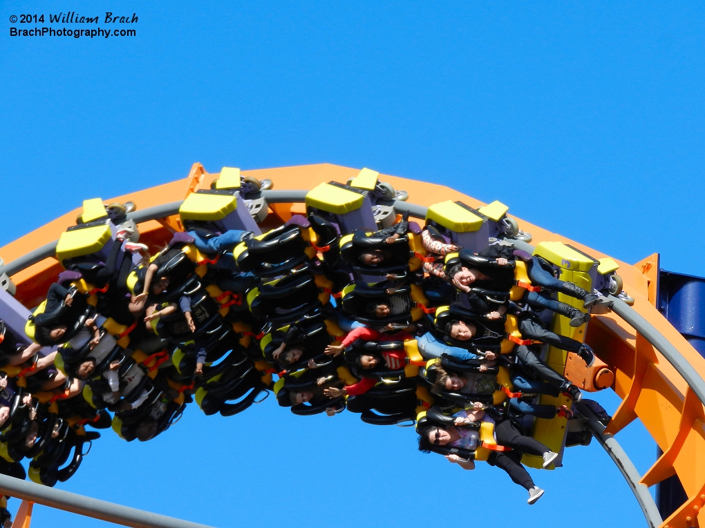 Riders enjoying their ride on Dominator.