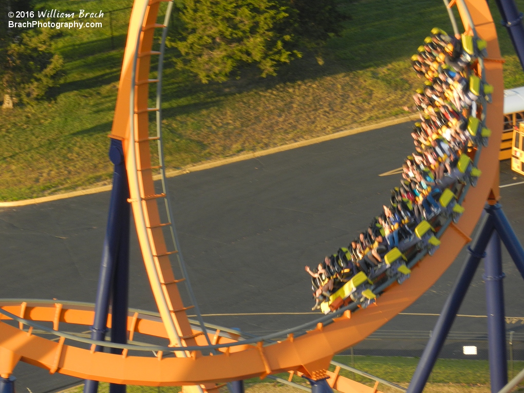 Dominator train running the rails.