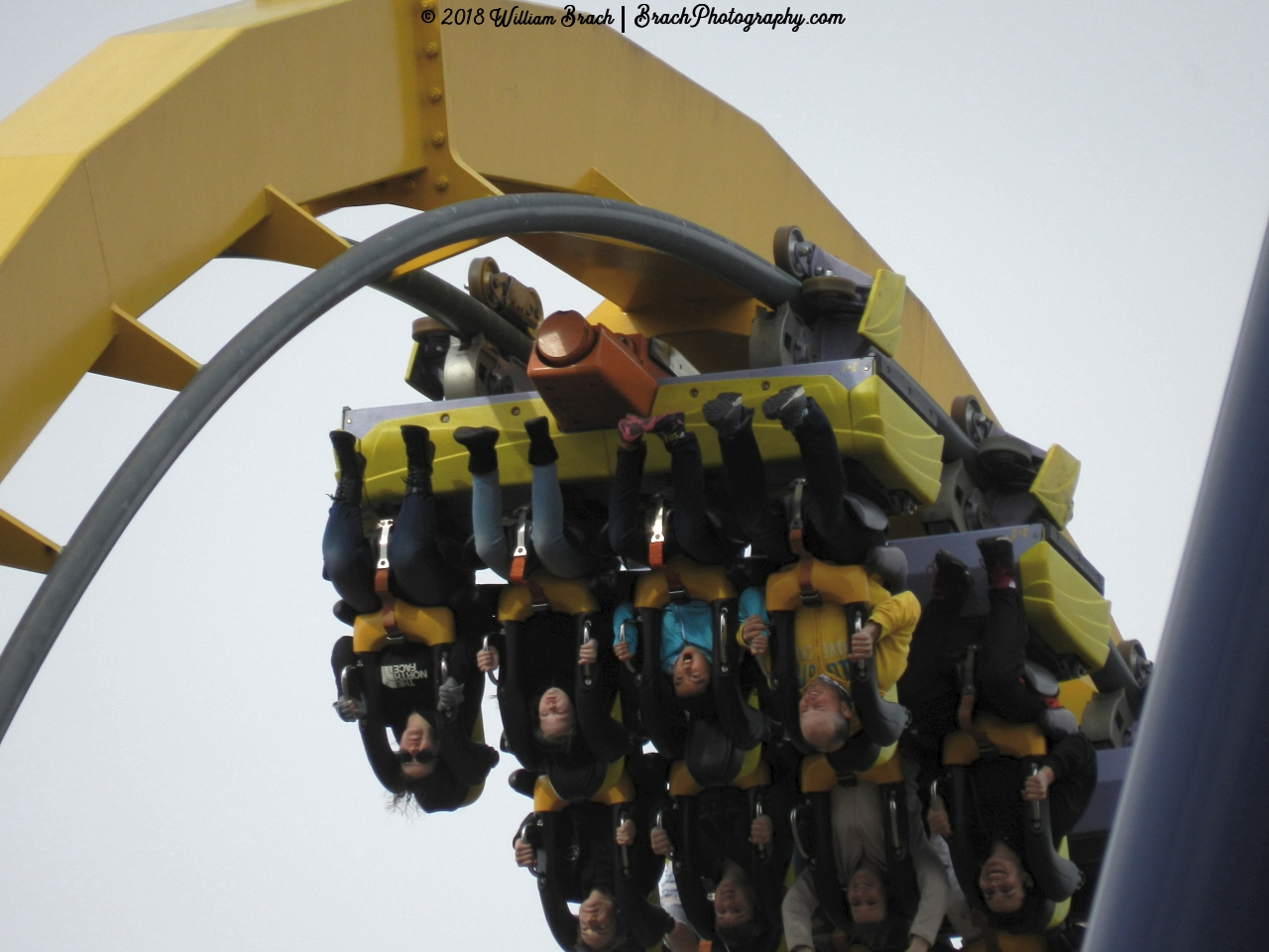 Dominator train in the vertical loop.