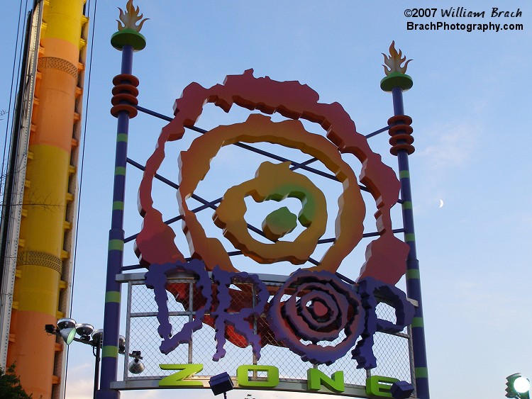 Drop Tower was originally knwn as Drop Zone: Stunt Tower until the 2008 season.