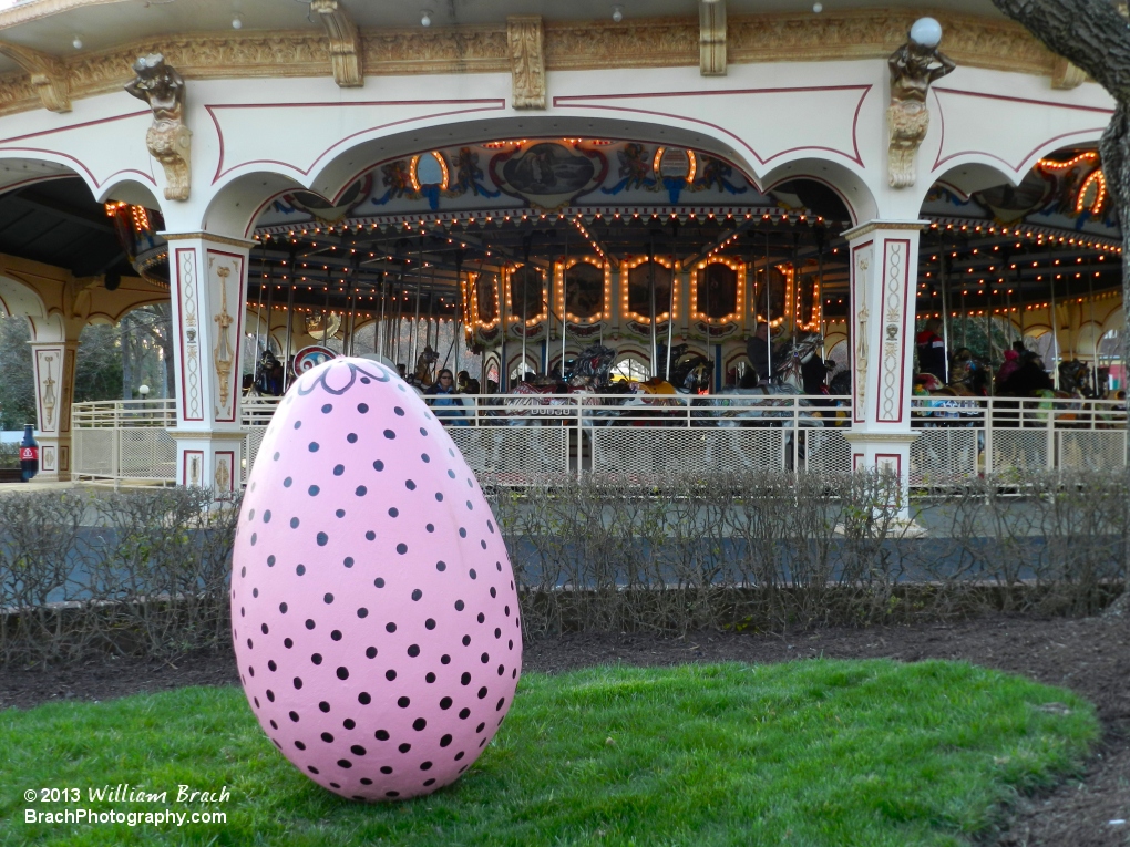 We found Sally's Egg near the Carousel!