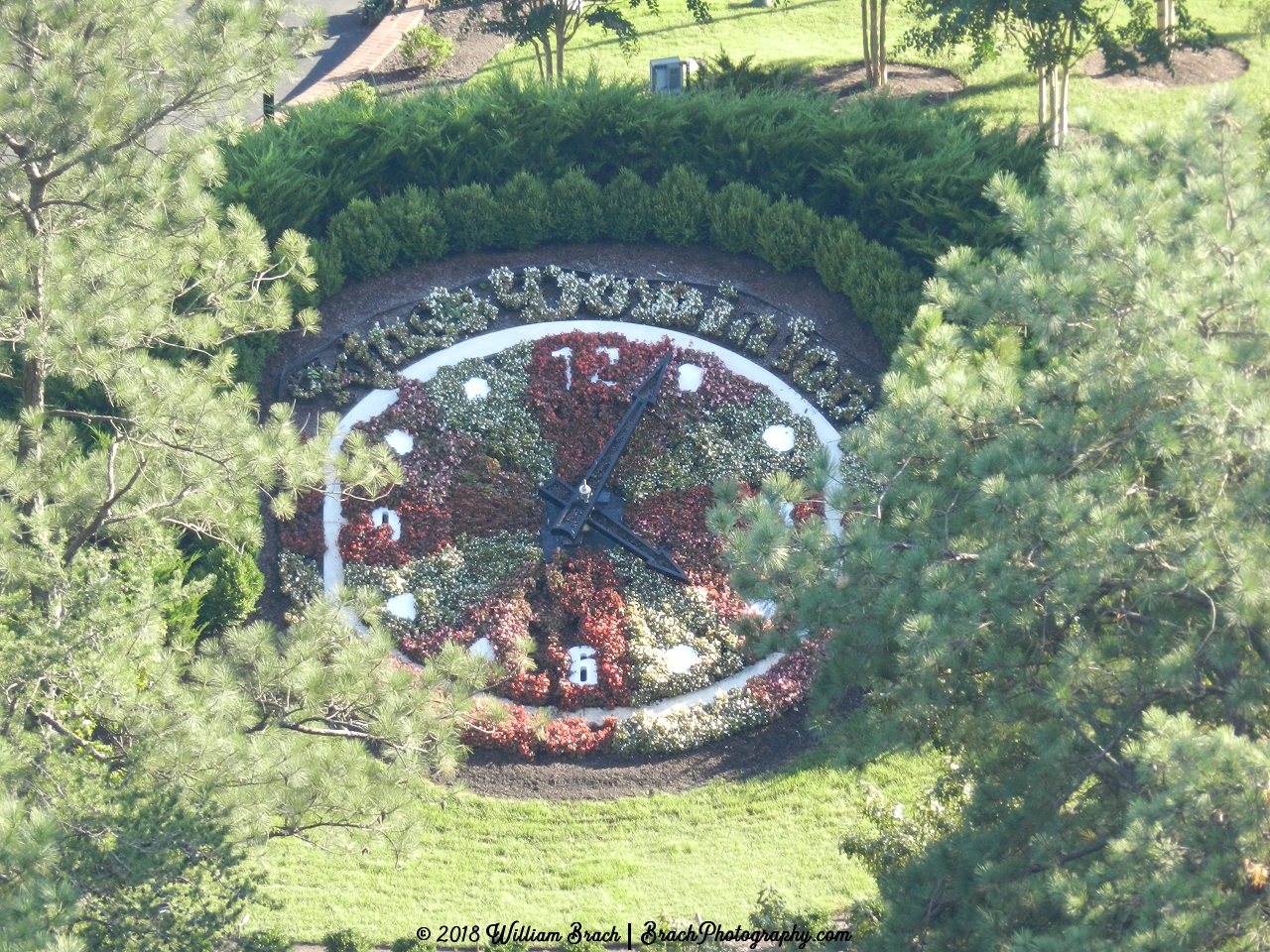 Kings Dominion's Garden Clock for 2018.