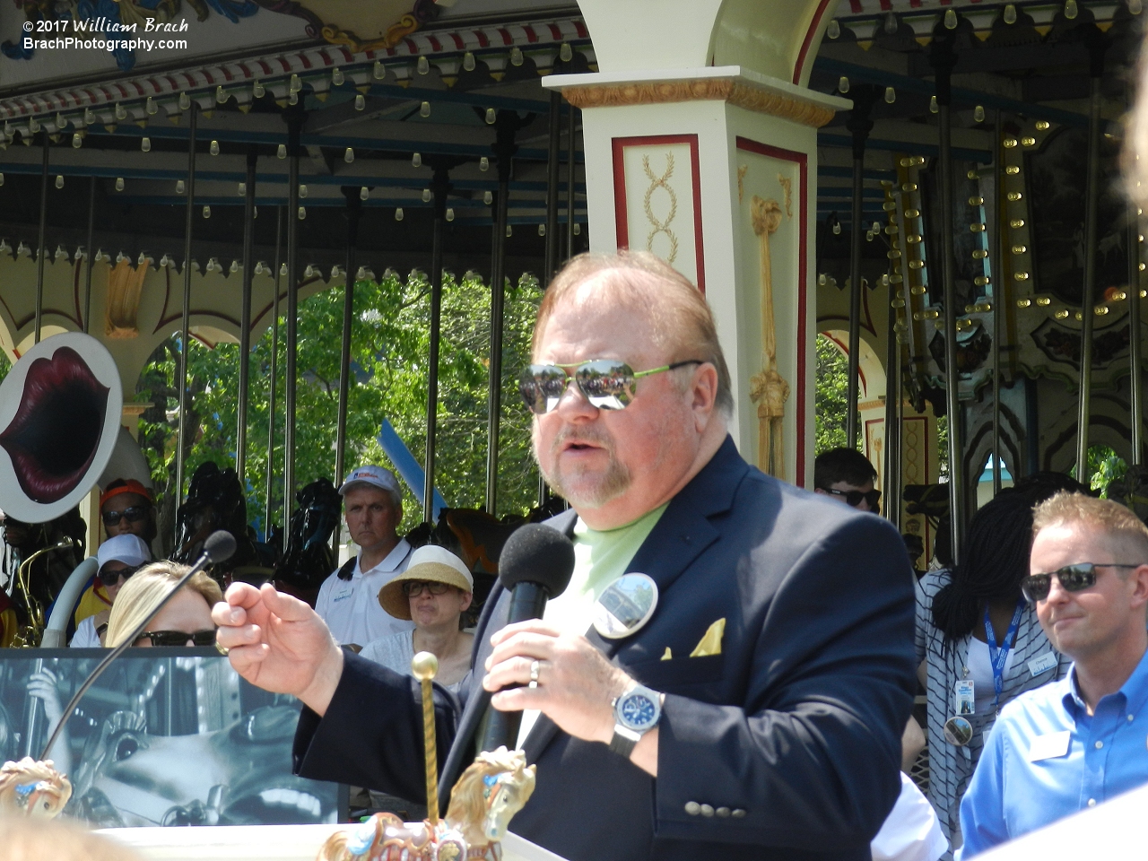 Kings Dominion's first Vice President & General Manager, Dennis Speigel, adds his commentary about the park's iconic carousel.