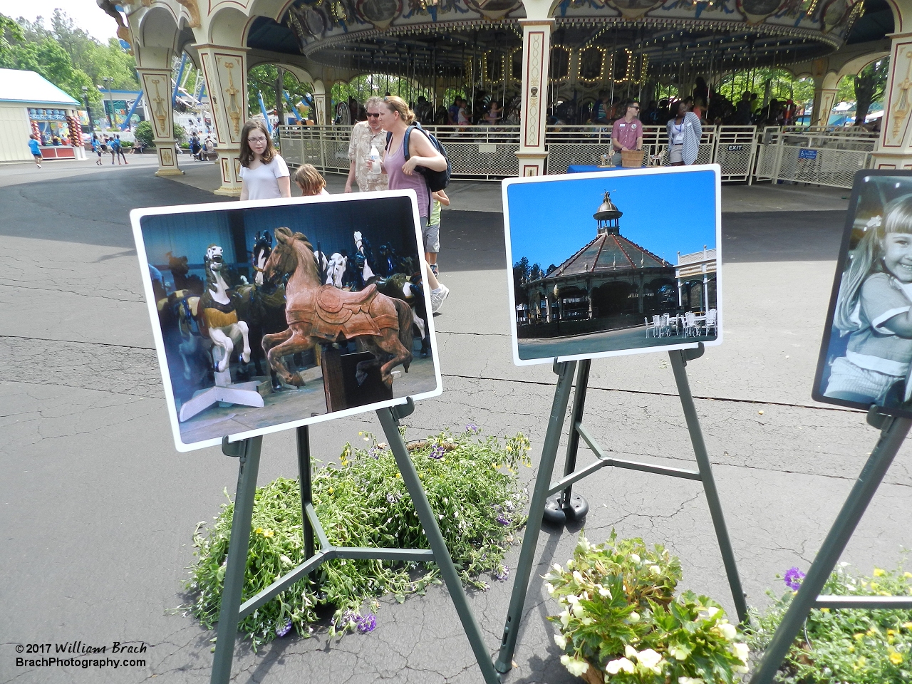 Kings Dominion's Carousel through the years.