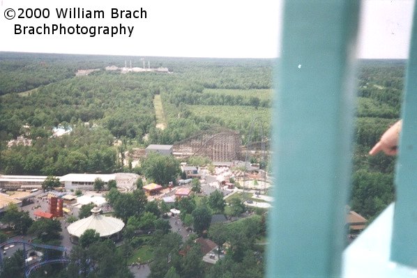 Seen from the Eiffel Tower.