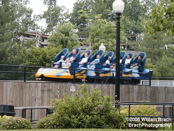 These coffin cars seemed to be the solution that Paramount''s Kings Dominion was looking for to make the riders finally feel comfortable riding this short, but very intense coaster.