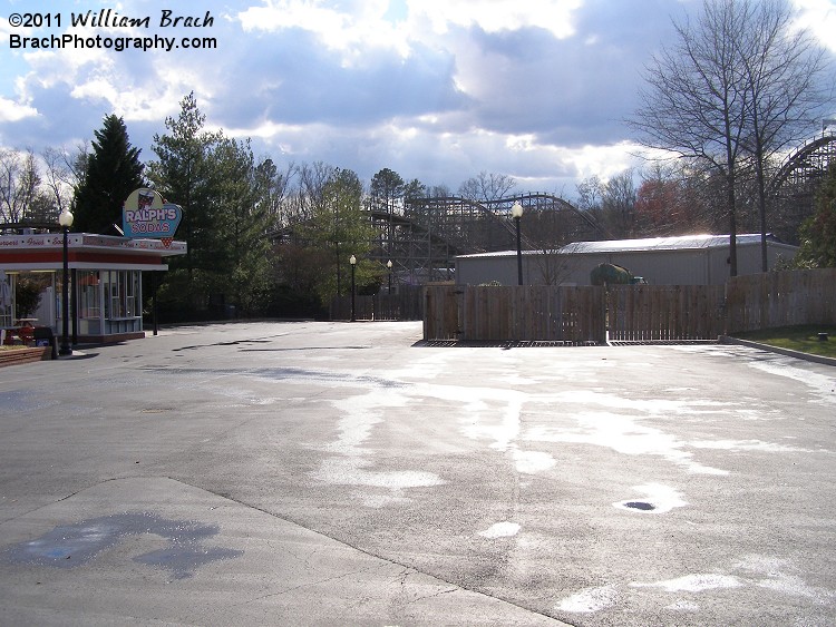 Since El Dorado moved in, not much else has happened in the area where HyperSonic XLC used to be.  If you ride El Dorado facing Hurler, you can clearly see the station from the ride.  It has been converted into a picnic area for the Kings Dominion maintenance staff.