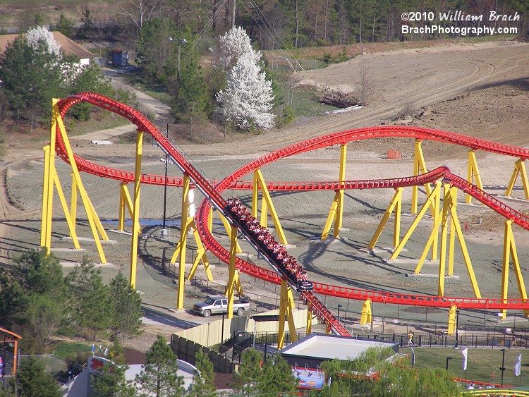 Train in the brake run.