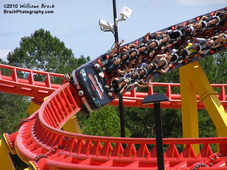 Diving turn on Intimidator 305.