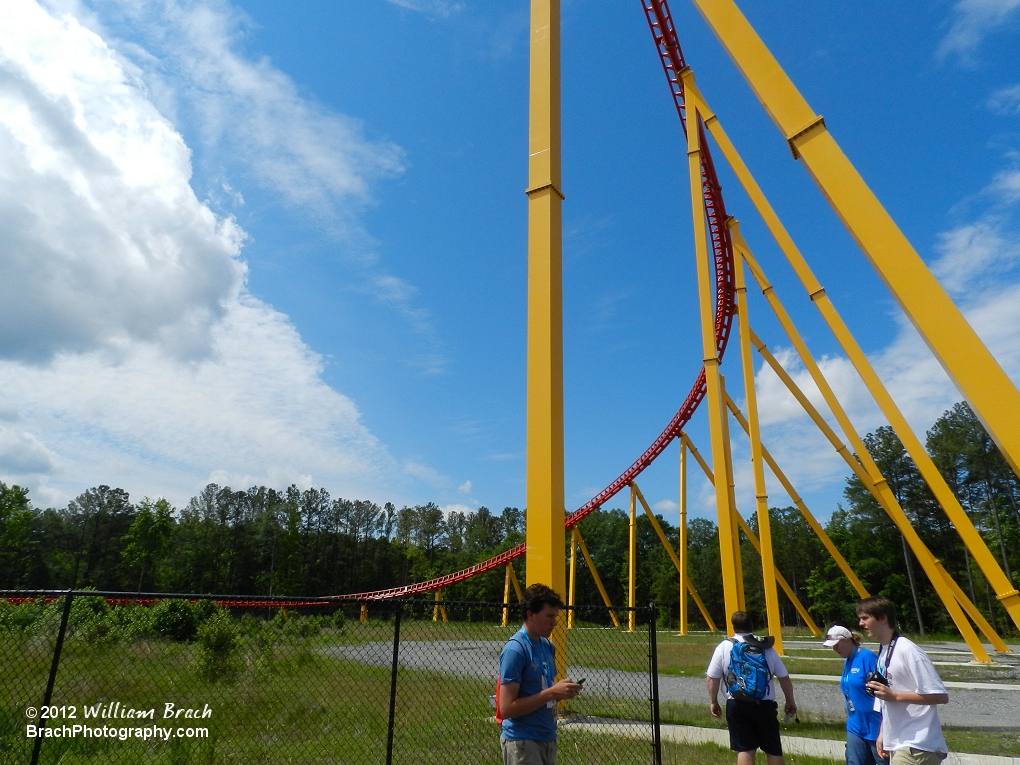 I-305's turn out of the drop.