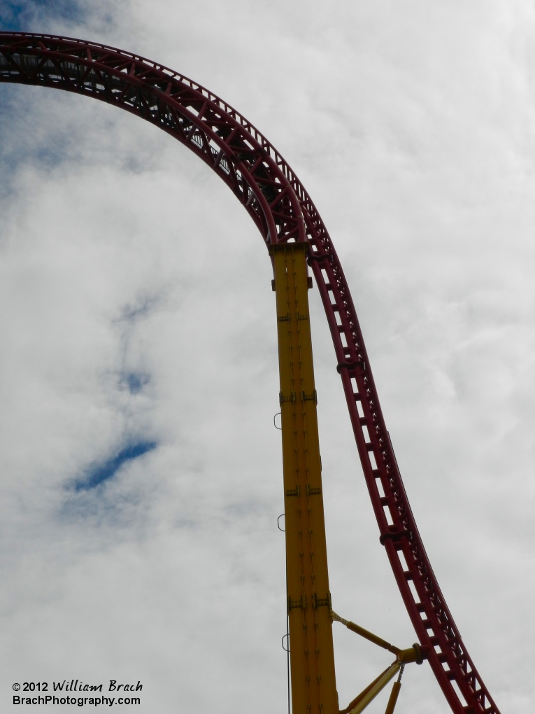 View of the first drop.