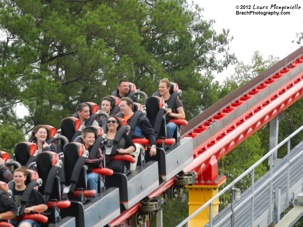 I-305 train in the brake run.