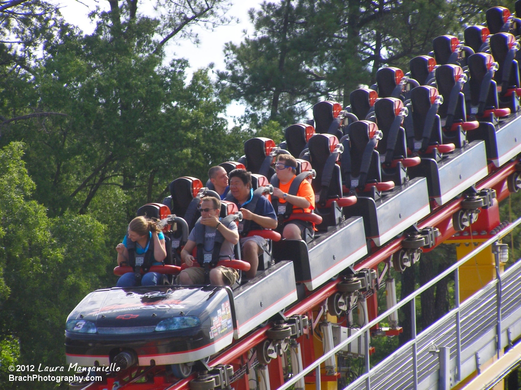 I-305 train in the brake run.