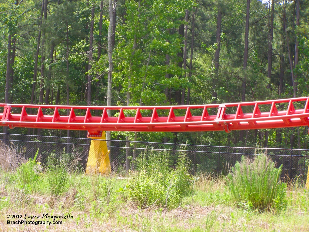 Intimidator 305's red track.