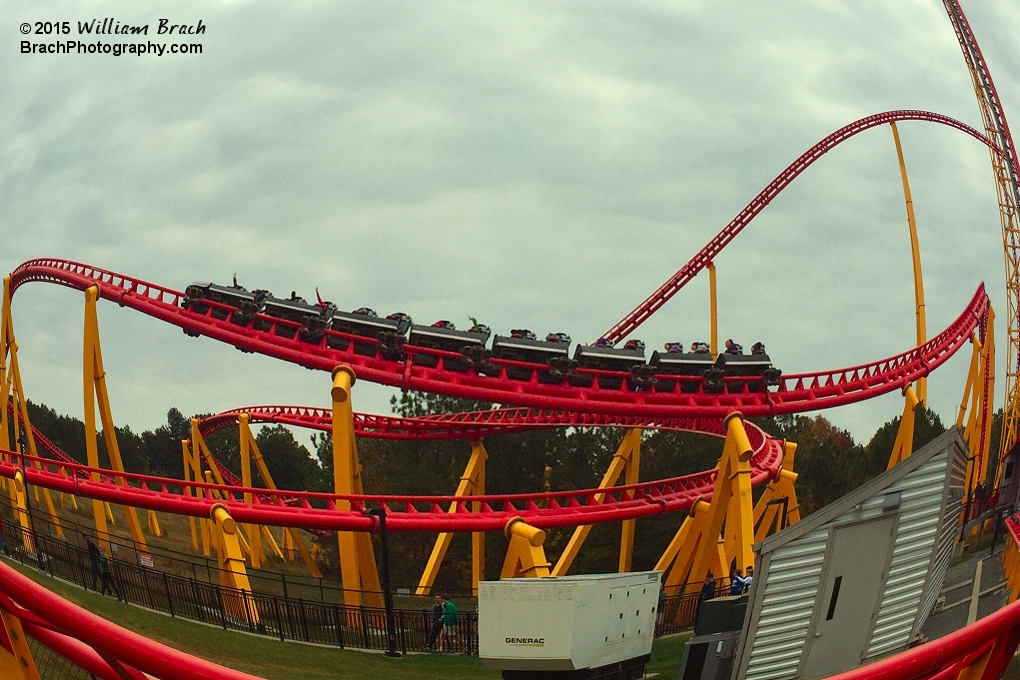 Intimidator 305 through the Fisheye Lens.