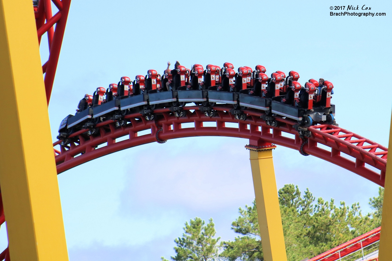 The airtime hill leading towards the ending.