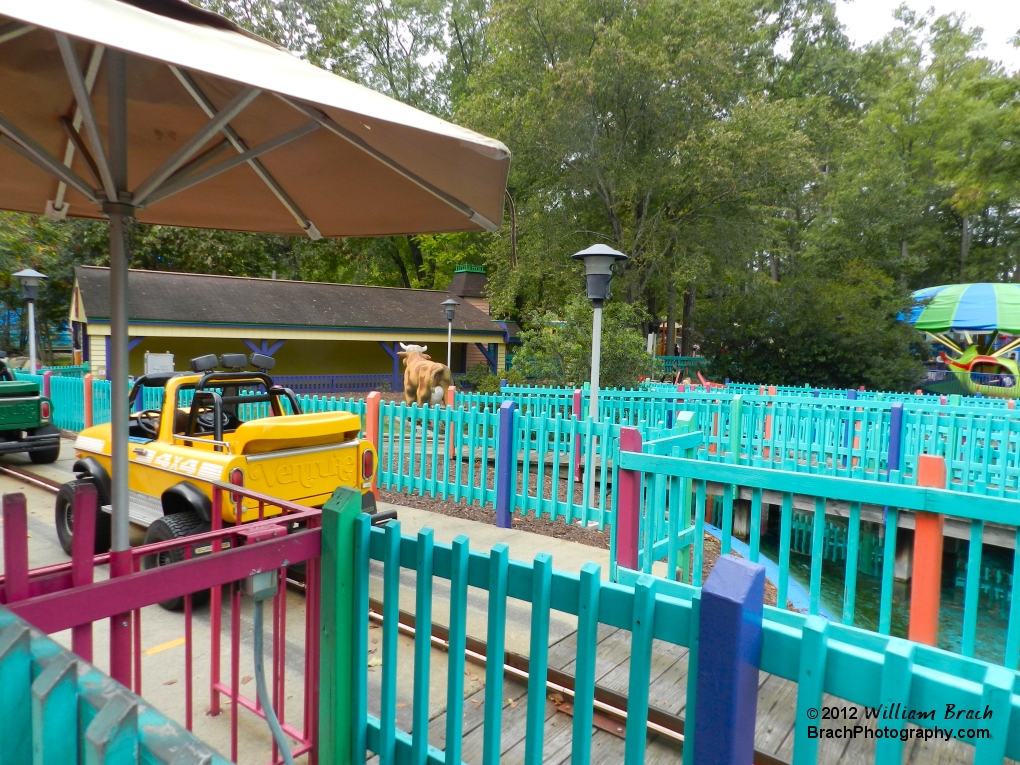 KidZville Remembered: Road Rally station.  This ride and the Junior Turnpike survived the Planet Snoopy transformation for the 2013 season.