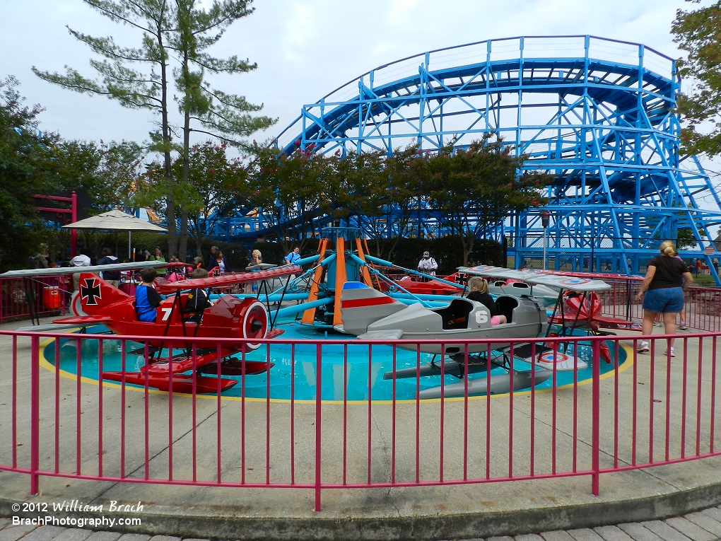 KidZville Remembered: Red Baron - Another original KidzVille attraction.  This ride survived the Planet Snoopy transformation as well.