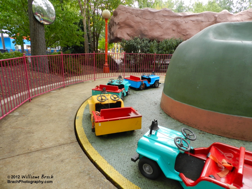 KidZville Remembered: Jeep Tours was essentially a kiddie ride situated on a park ranger's hat.