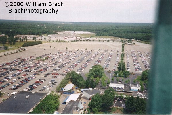 Kings Dominion's parking lot.