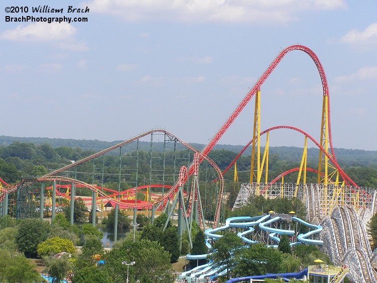 Intimidator 305 embraces the new Kings Dominion Skyline.