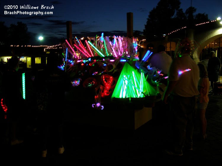 Very colorful at night.