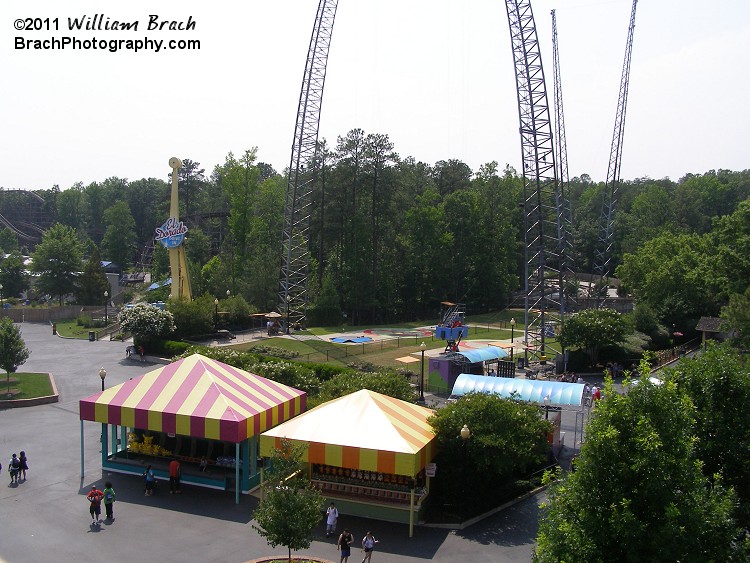 Views of the park from Americana.