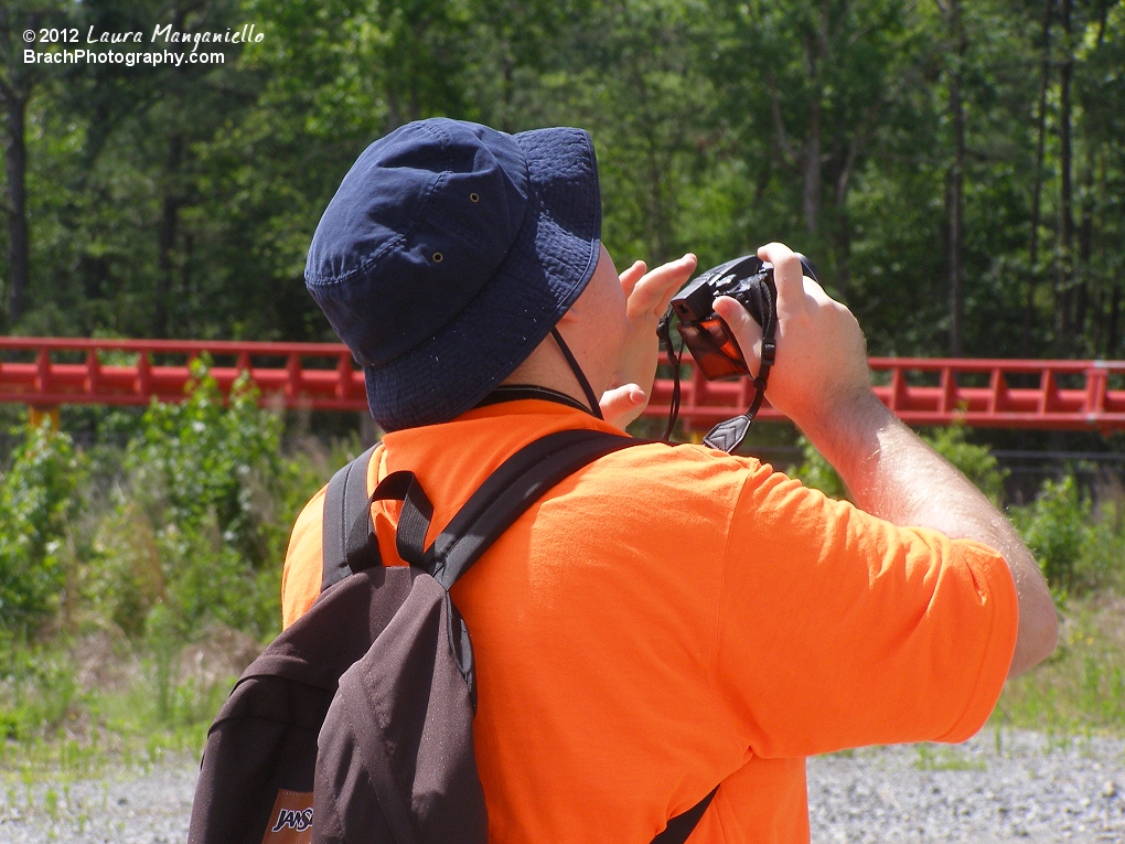 Will scoping out a potential prize winning photo.