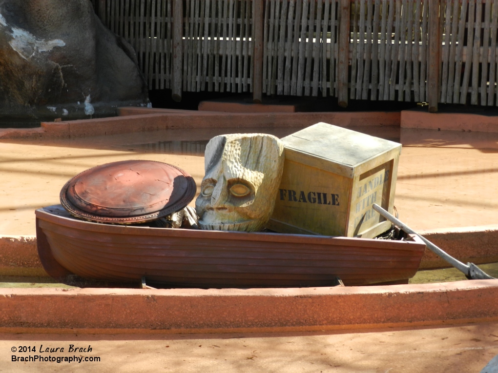 The splash pool is missing water!