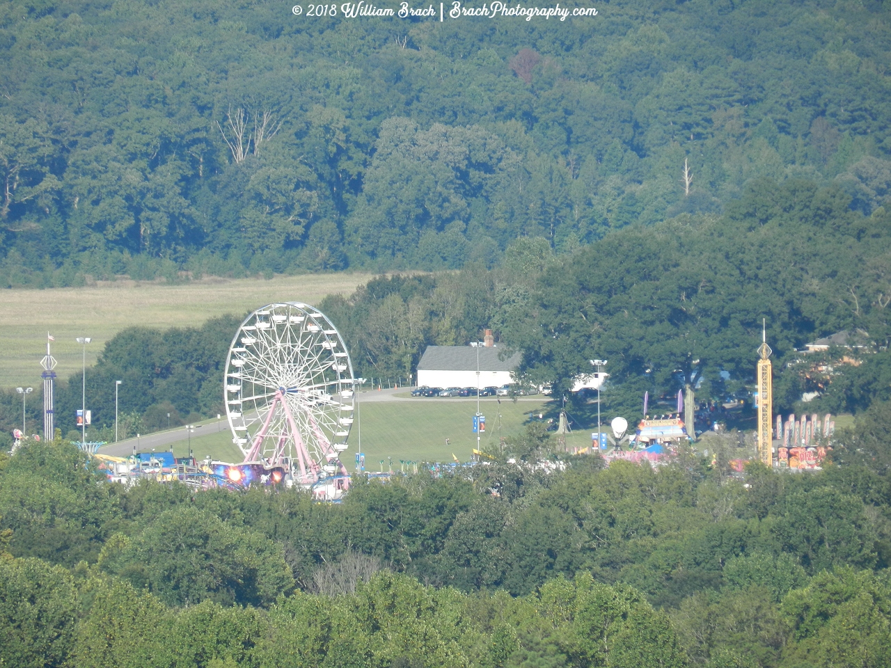 Just down the road from Kings Dominion is the Virginia State Fair which was in town the day we visited the park.