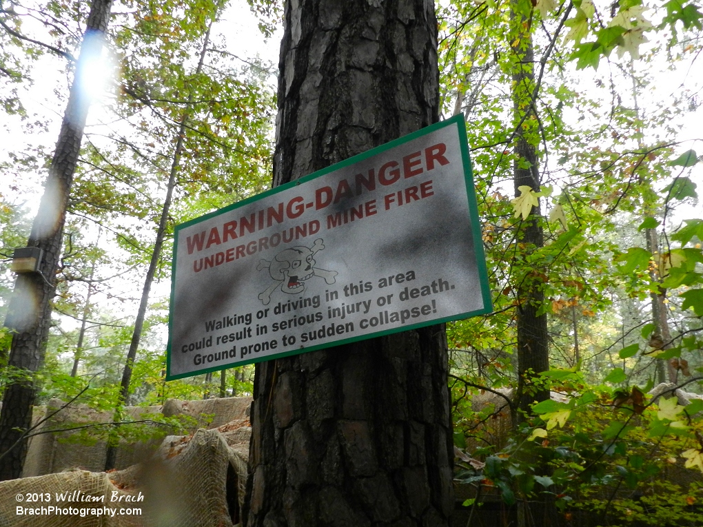 Underground mine fire reminds me of one other mine fire in Centralia, Pennsylvania.