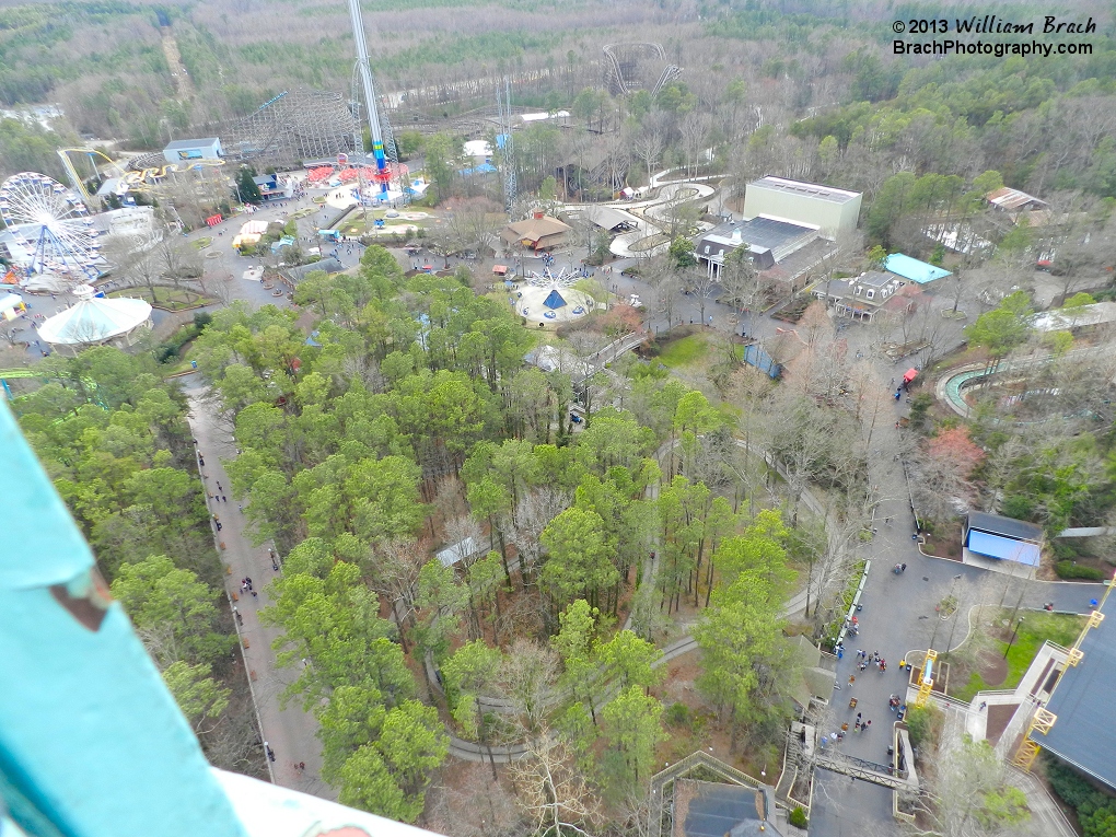 Looking out at the Old Virginia section of the park.