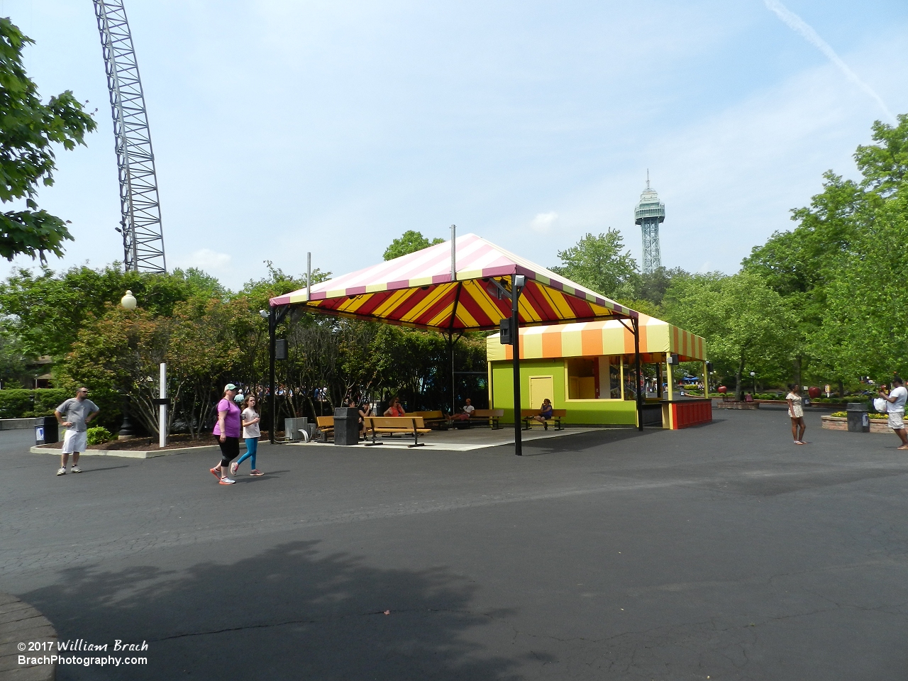 Open Mic Karaoke stage is gone.