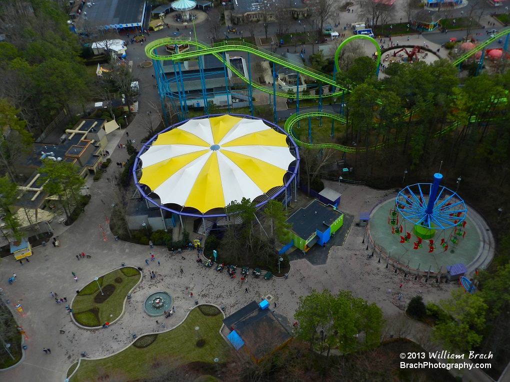 This portion of Planet Snoopy remained the same except for the removal of the splash play area.