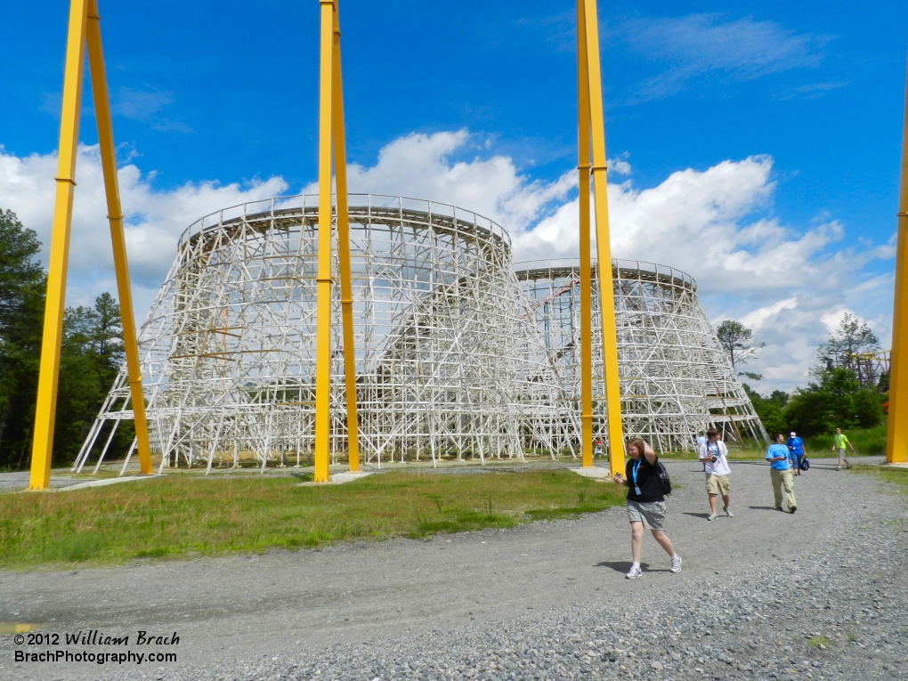 Rebel Yell's turnaround as seen through the supports for Intimidator 305.