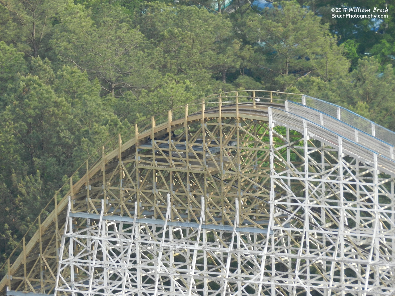 The ENTIRE first drop on both sides was rebuilt for the 2017 season.