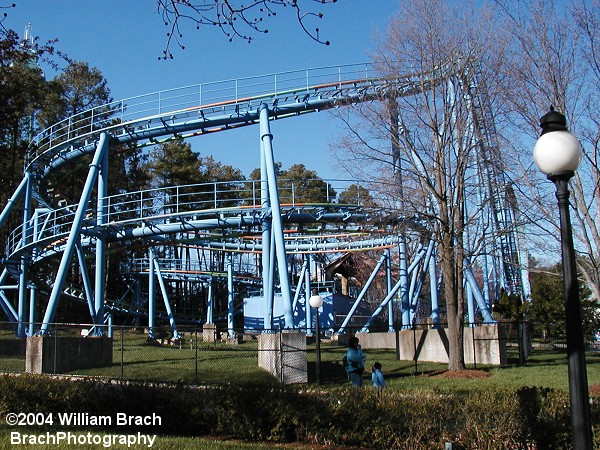 Shockwave riders are turned almost 90-degrees.